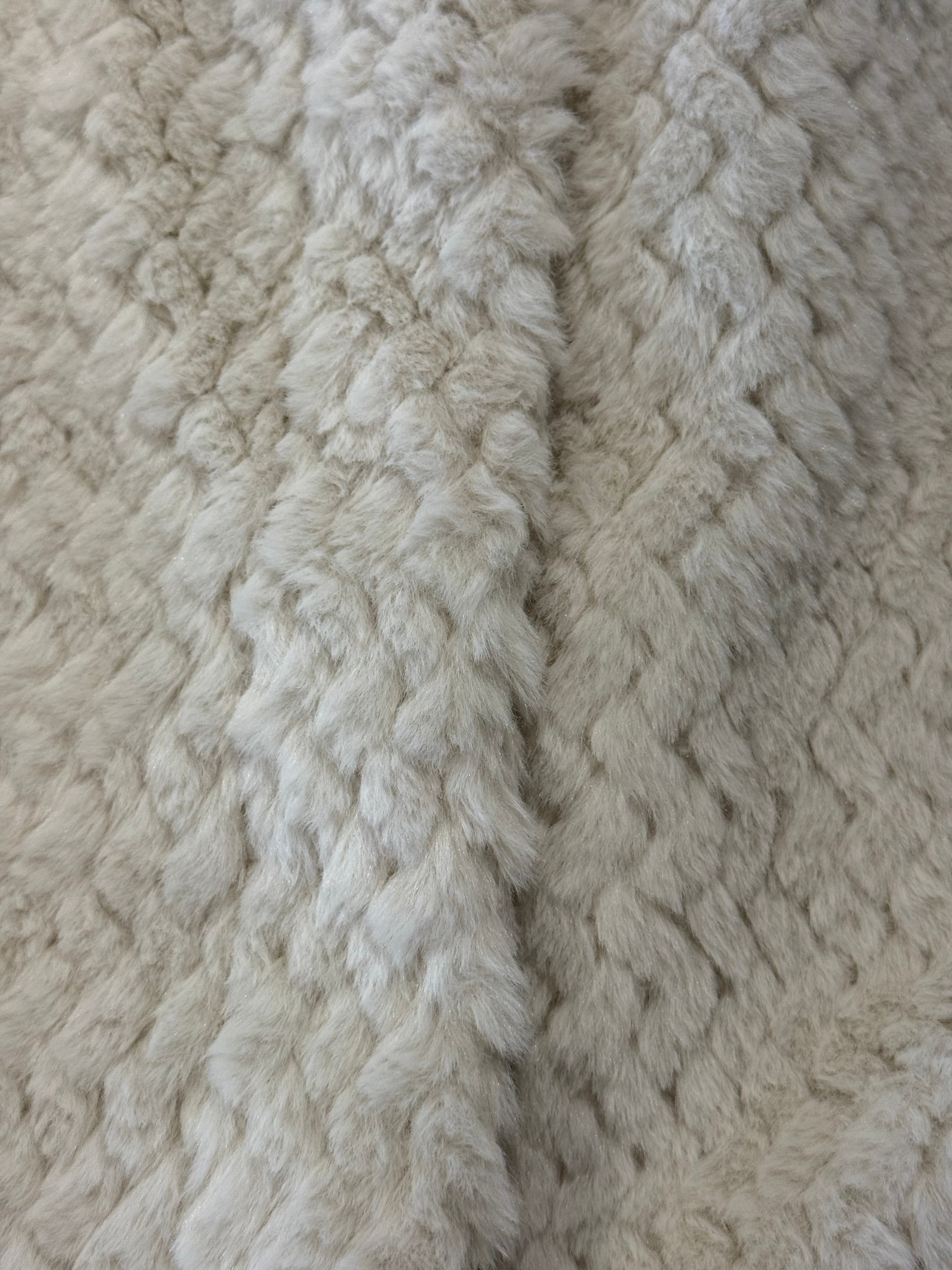 Cream Faux Fur Vest