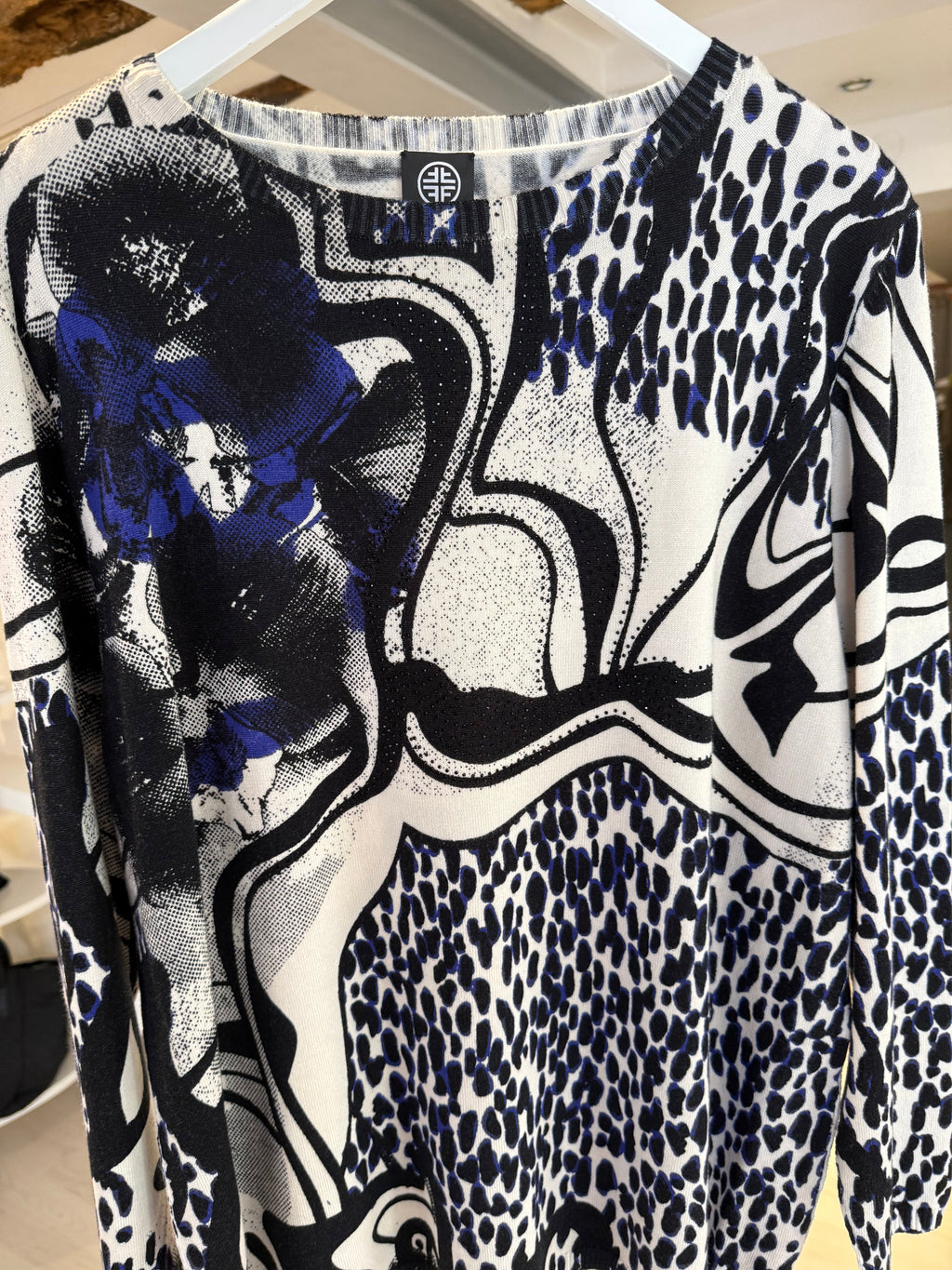 Sparkle Leo Pattern Top