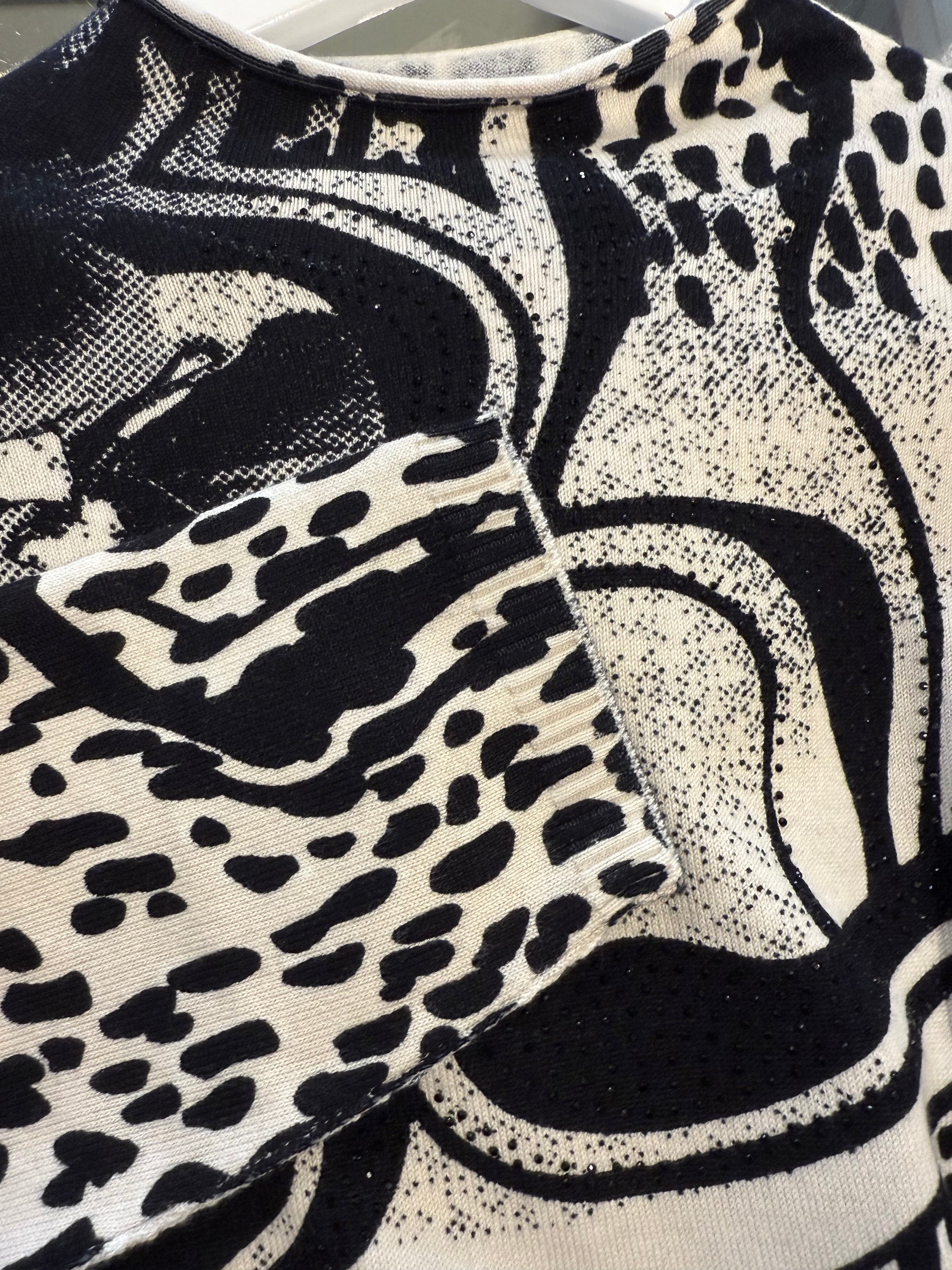 Sparkle Leo Pattern Top