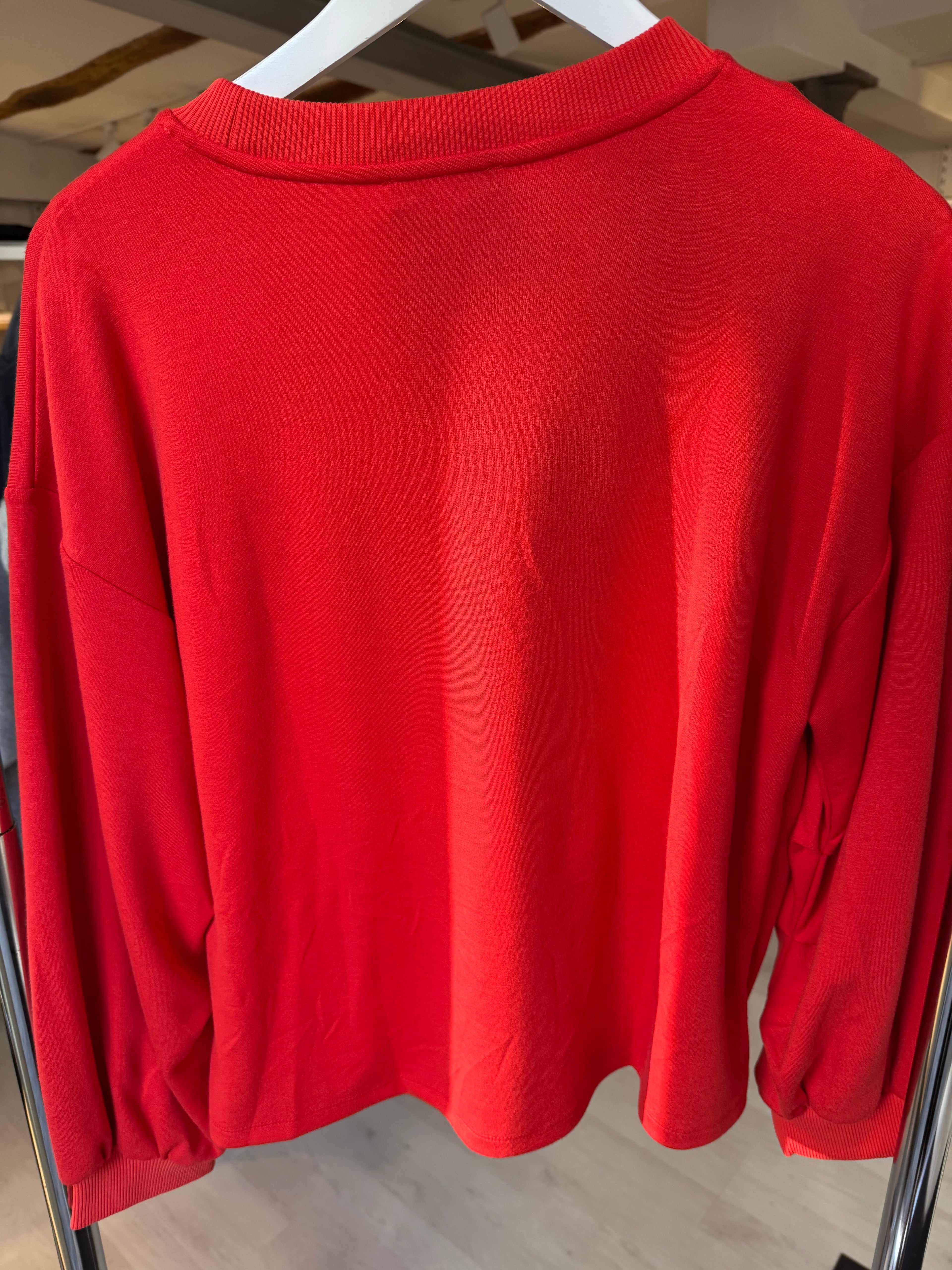 Red Long Sleeve Sweater