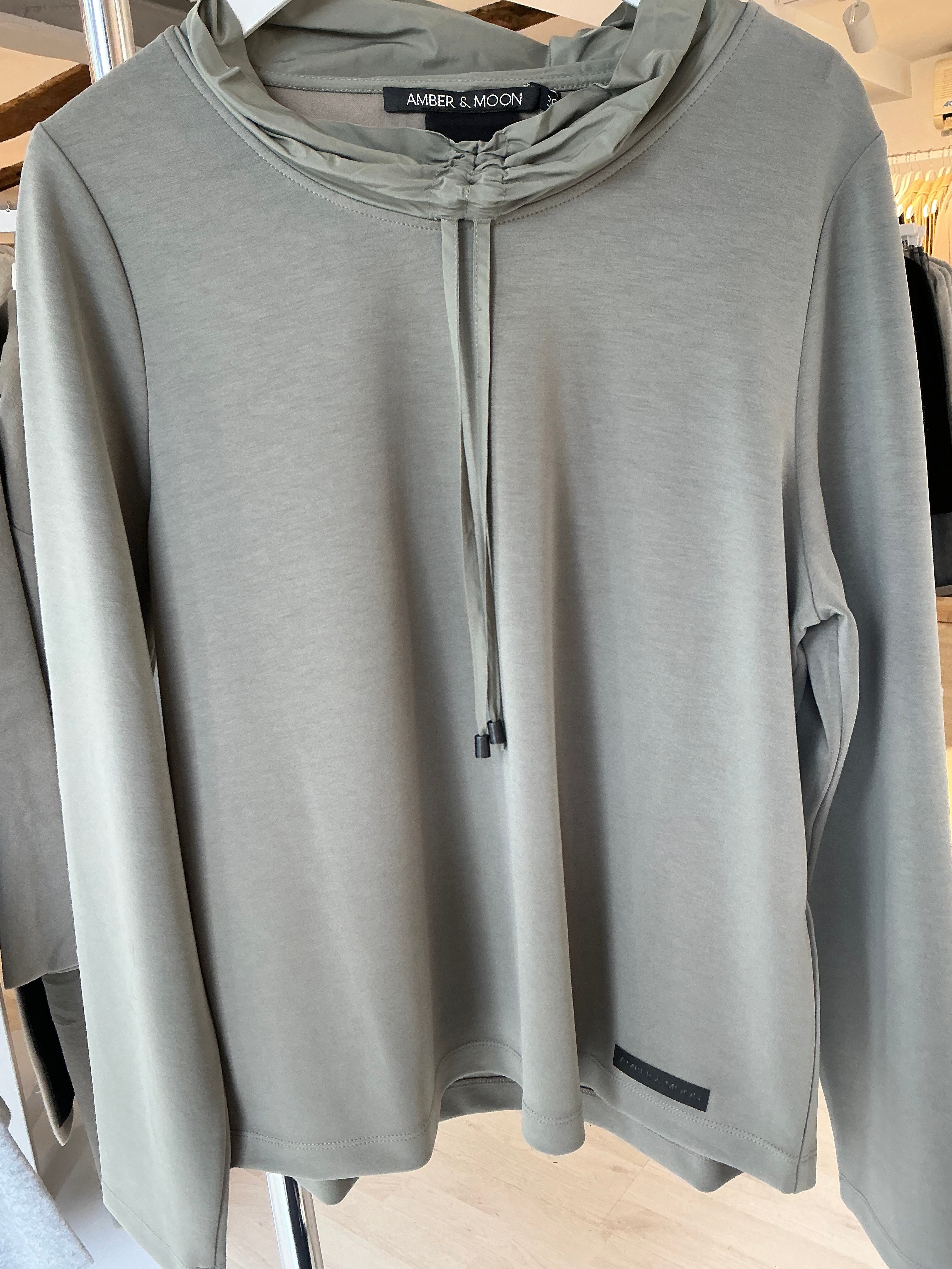 Basil Top with Unique Collar Soft and Stylish