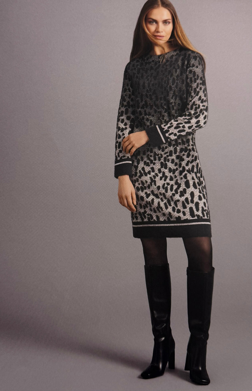 Leo Dots Gradient Dress