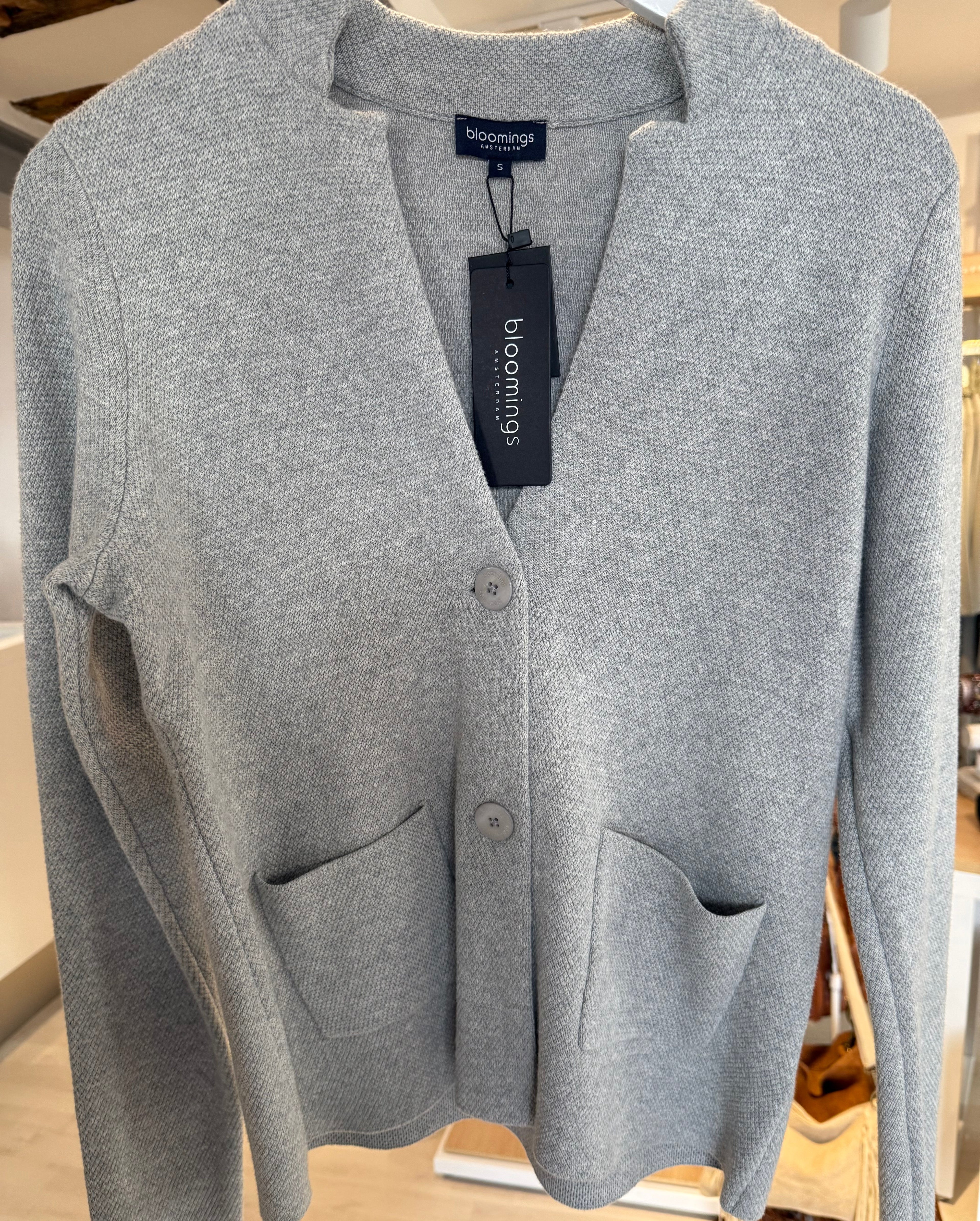 Knitted Top Silver Grey Mel