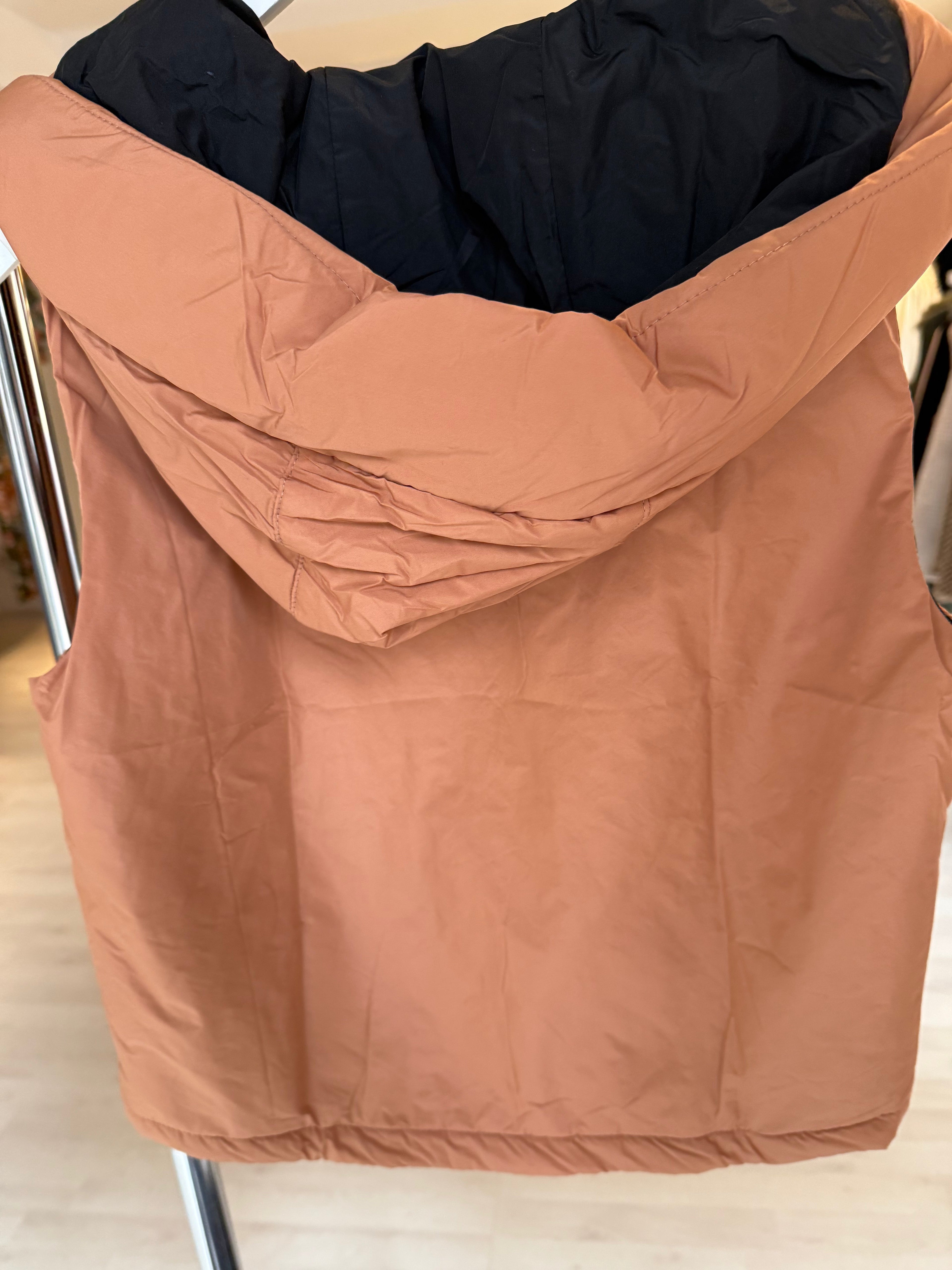 Orange Vest Cozy and Stylish