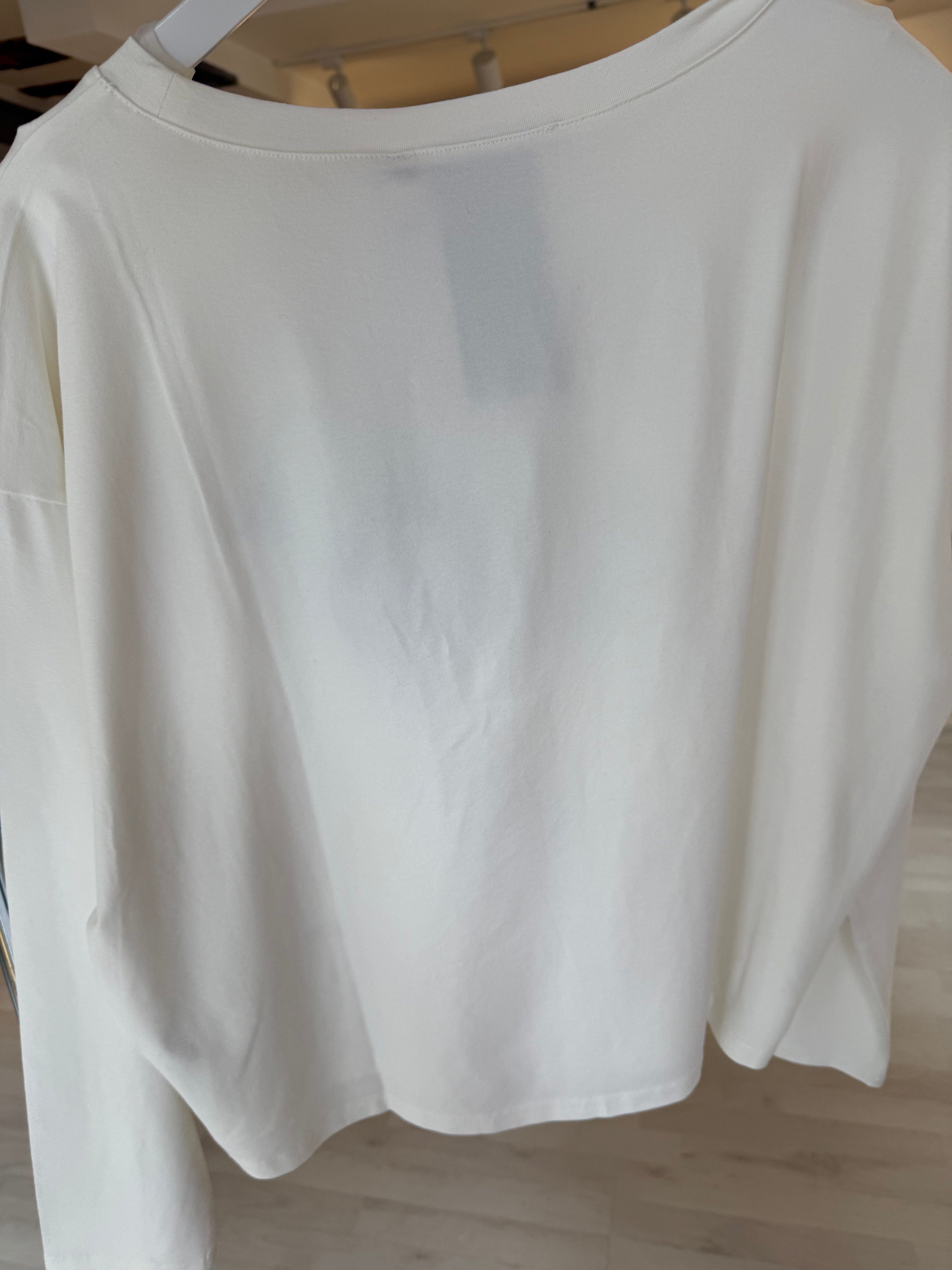 Black and Beige Long Sleeve Top Stylish and Comfortable