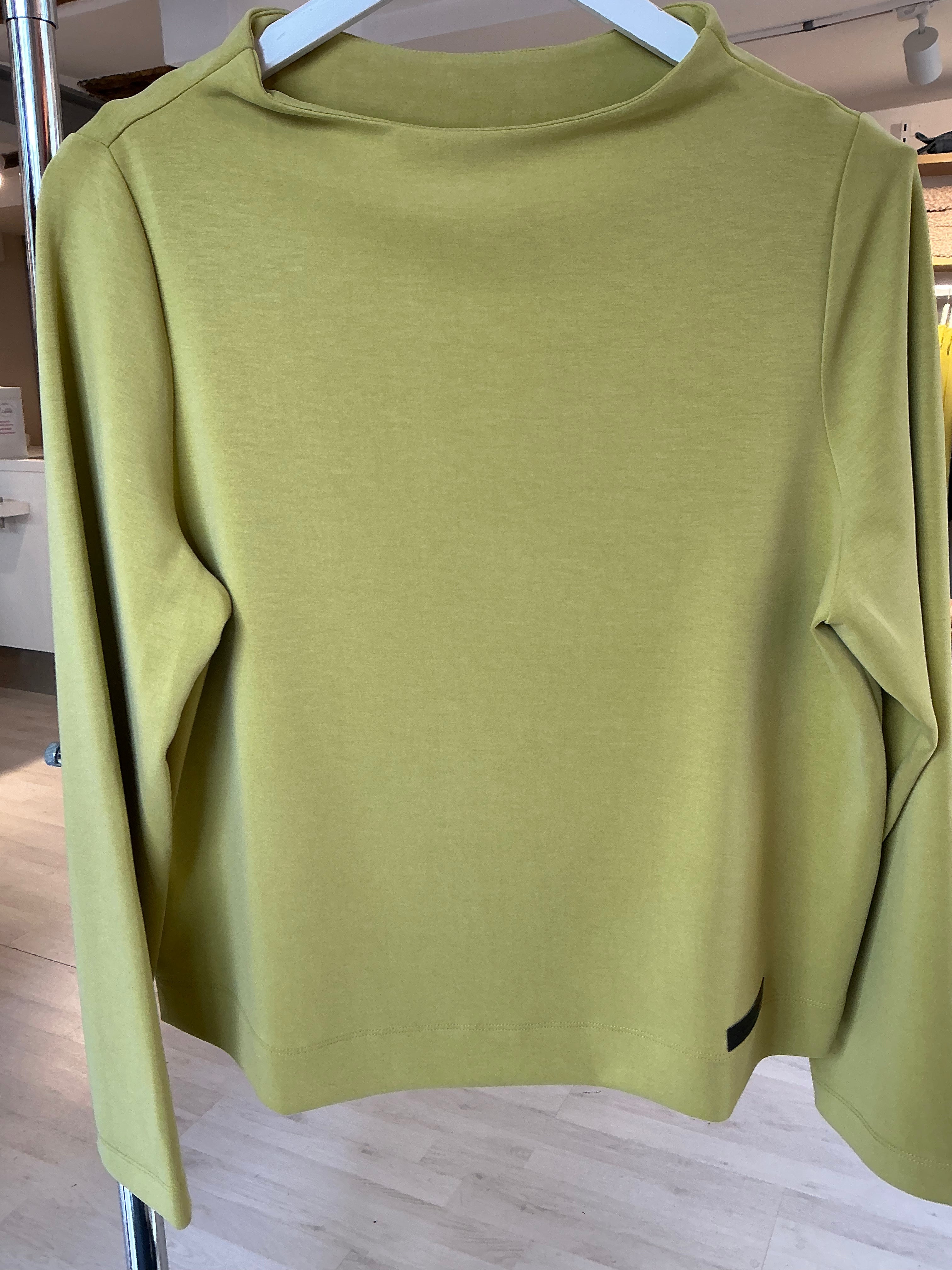Chartreuse Top Soft and Stylish