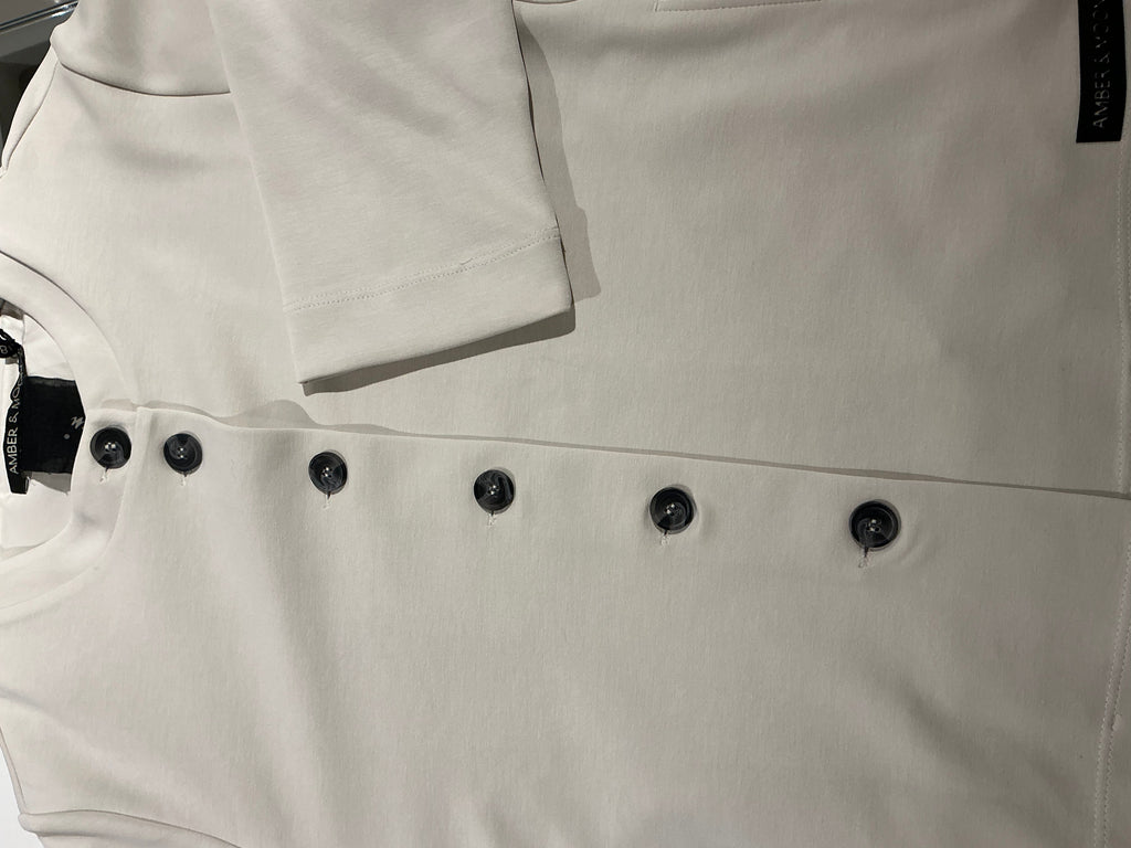 Cream Beige Button-Up Jacket Soft and Stylish