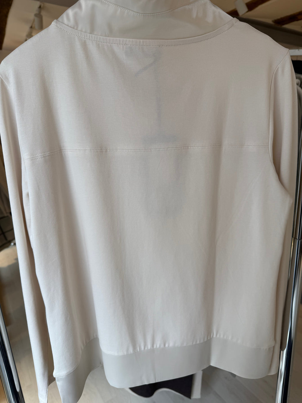 Cotton-Stretch Hoodie with Sparkling Motif