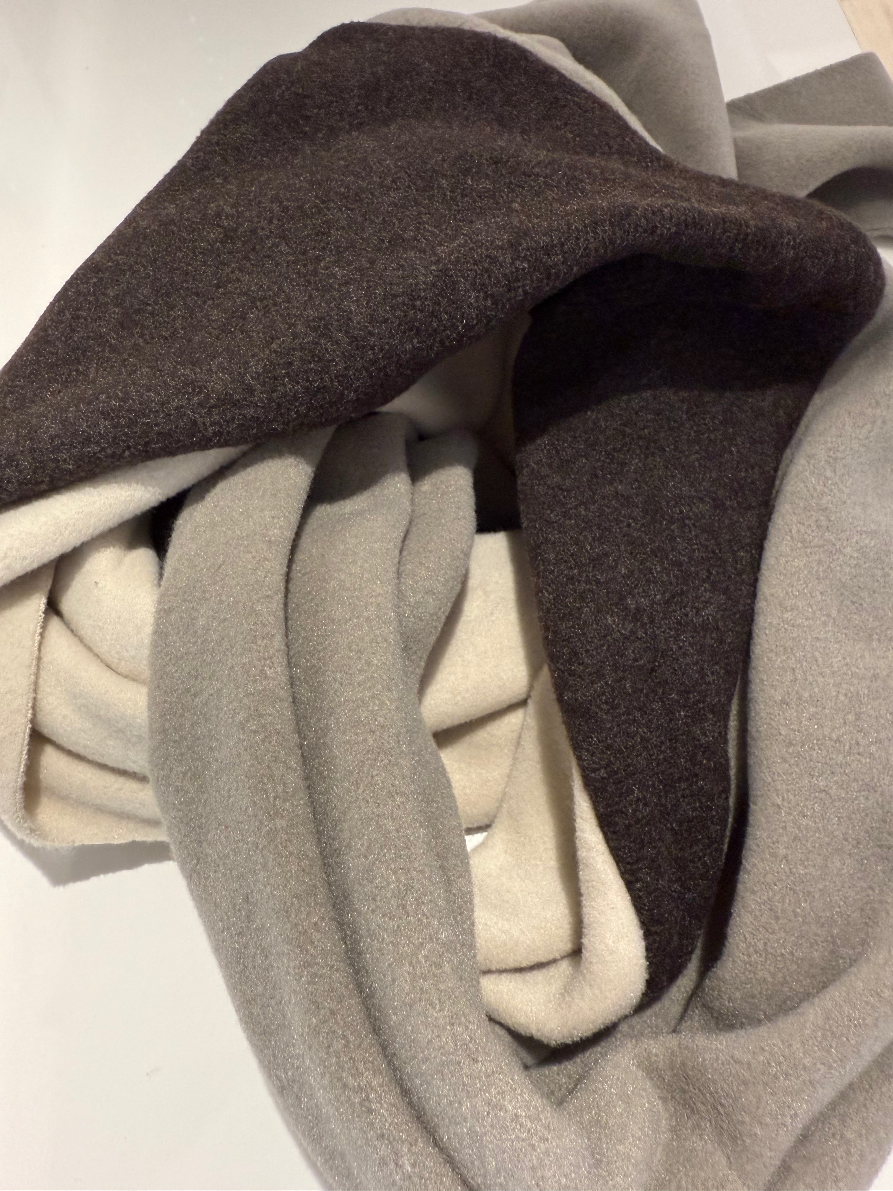 SCARF CHOKOLATE/ELEPH/KIT