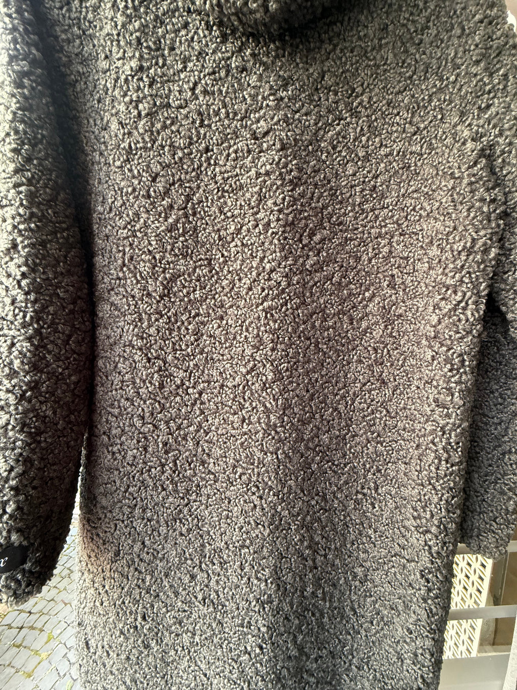 Teddy coat with hood