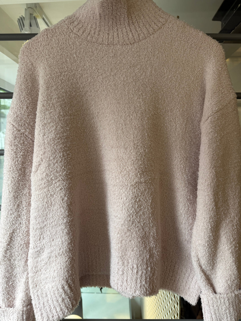 Mock neck sweater - Pale