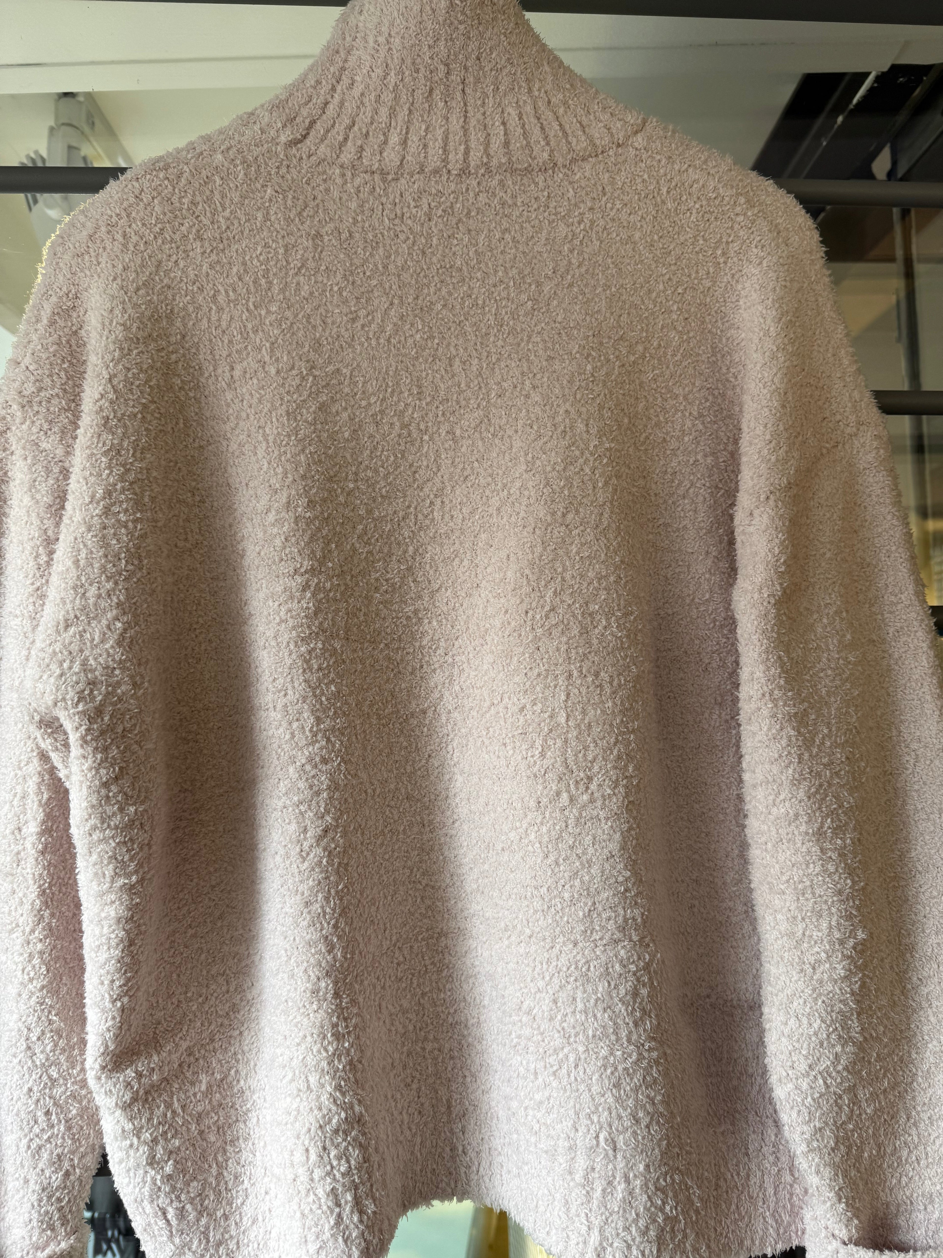 Mock neck sweater - Pale