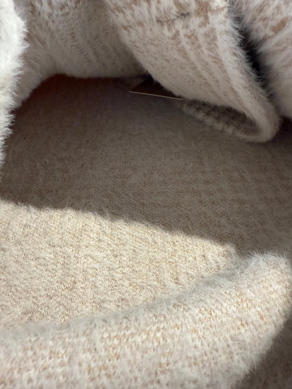 Short double breasted jacket Stone check