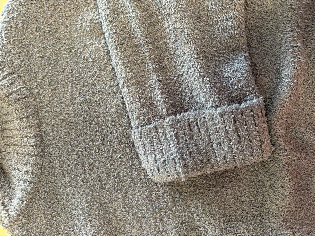 Mock neck sweater - Blue shadow