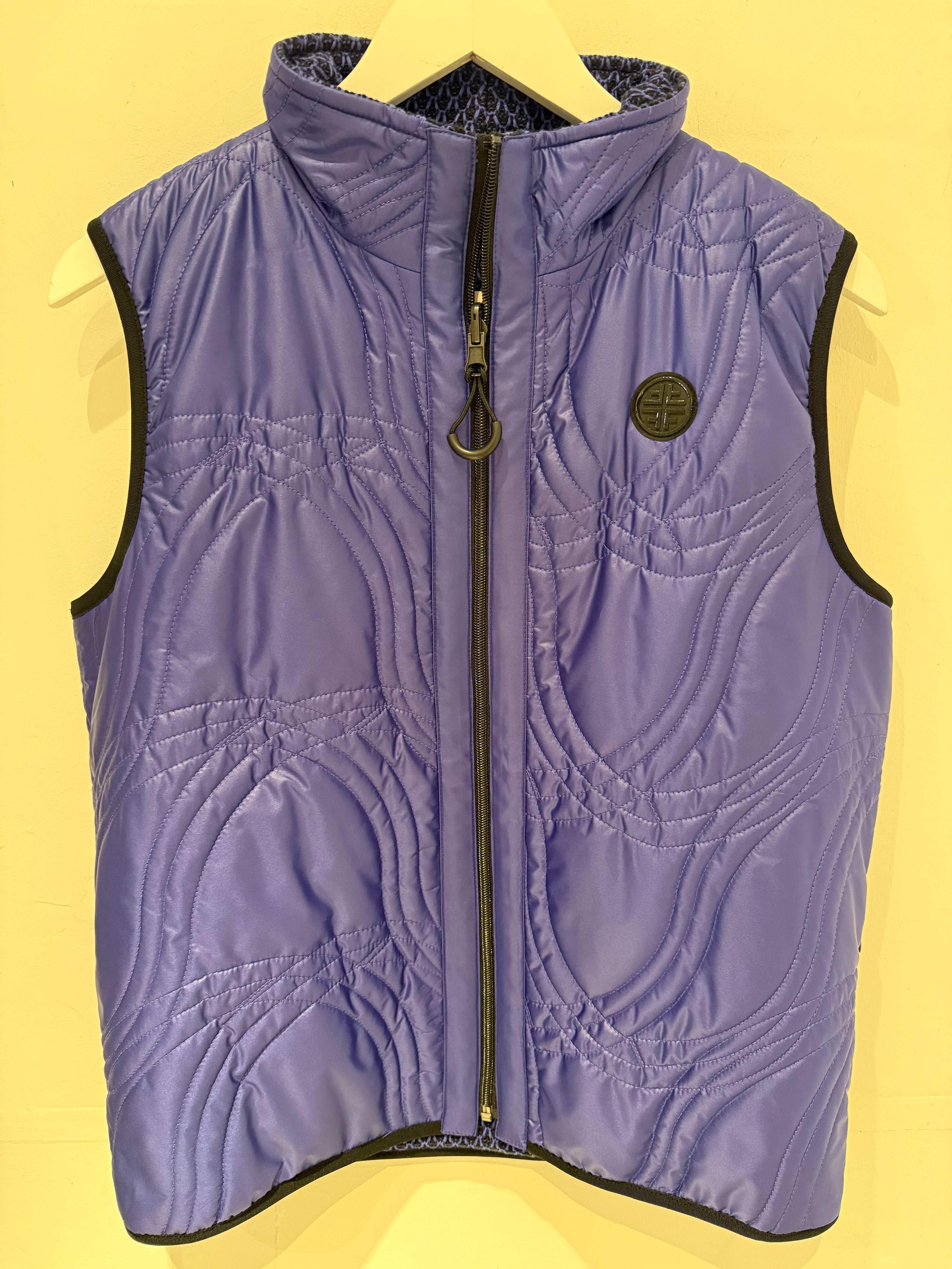 Quilted Two-Tone Vest